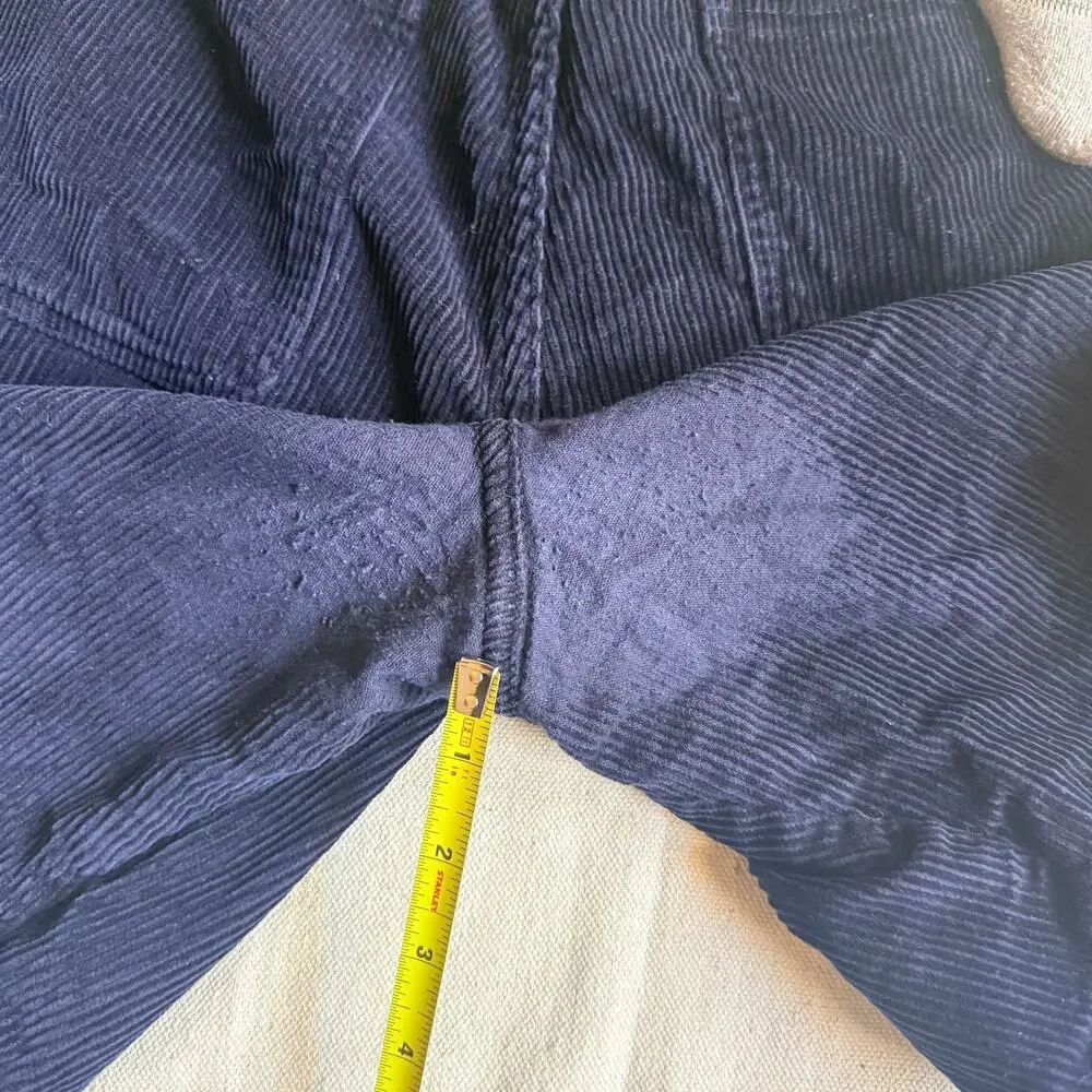 Vintage 90's Y2K Ocean Pacific Shorts Men's 34 Corduroy Navy Blue Surfer Retro